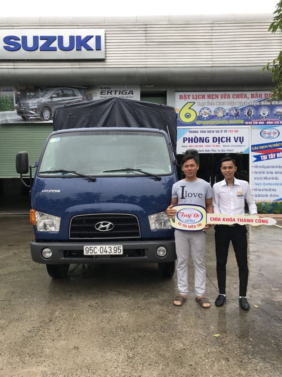 Anh Hải với nhu cầu mua xe tải nhẹ nên đã quyết định chọn mua xe tải Hyundai tại đại lý Hyundai Miền Nam